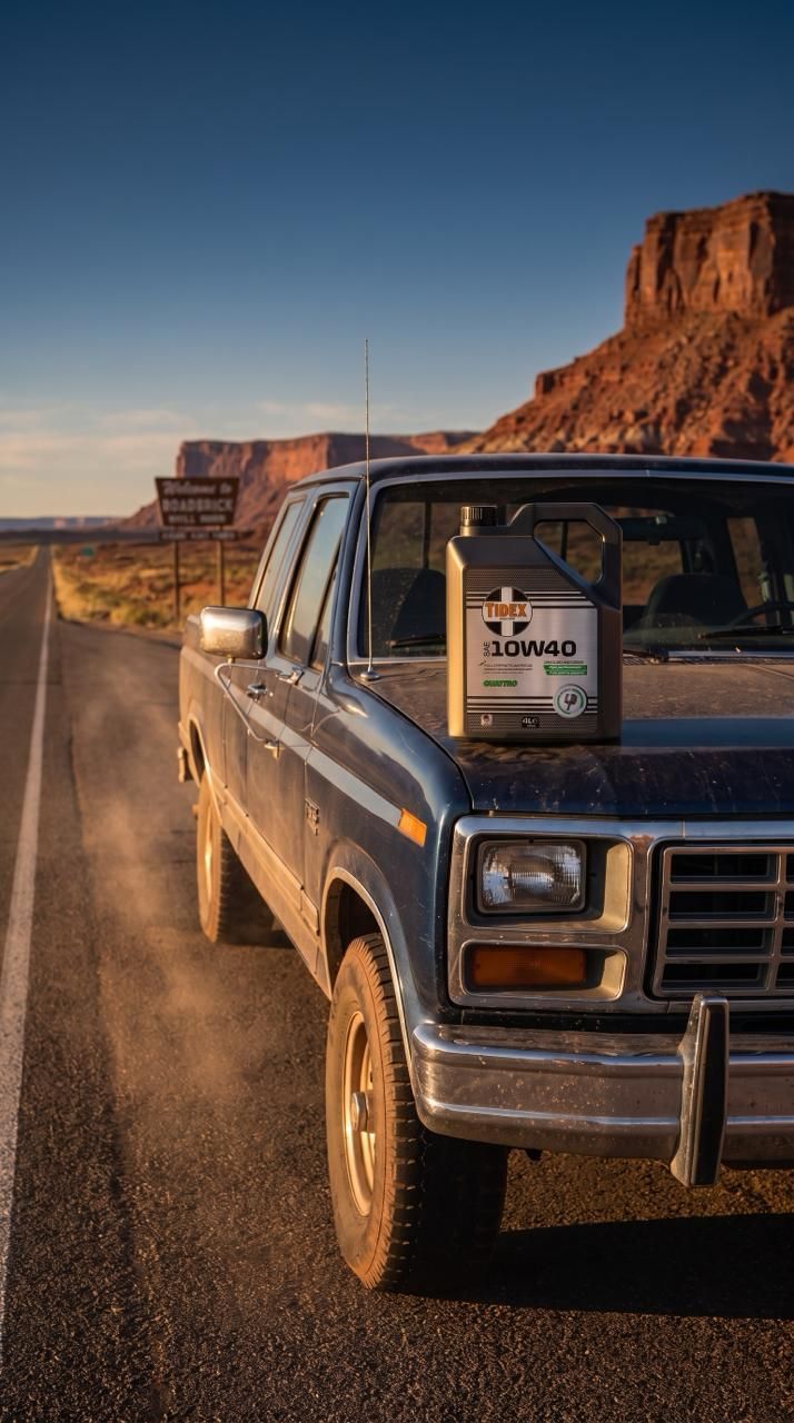 TIDEX 10W40 on a classic pickup